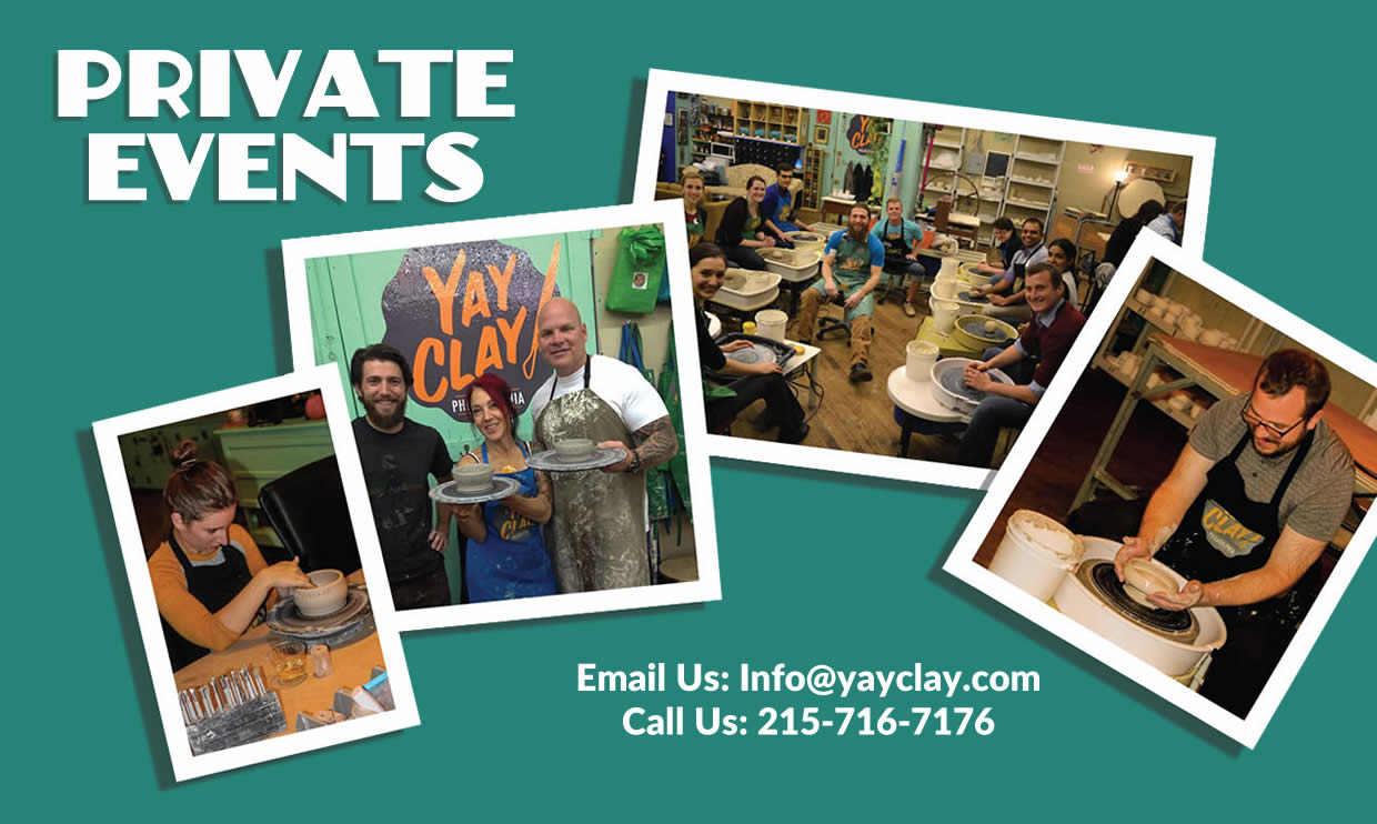 YayClay Philadelphia Private Events & Corporate Parties