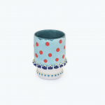Cup 1 Apertif Blue ceramic art piece